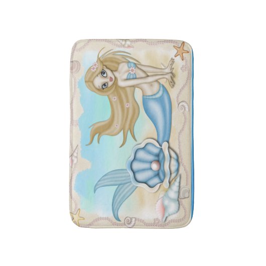 Mermaid Rug Mat Home Decor (Voorkant Verticaal)