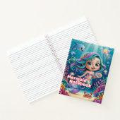 Mermaid’s Notebook – Cute Kids School Notebook Notitieboek (Binnen)