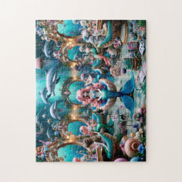 Mermaid Salon Day Undersea Elegance Ocean Gift Legpuzzel