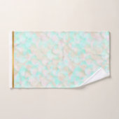 MERMAID SCALE AQUA GOLD BATHROOM TOWEL SET BAD HANDDOEK (Handdoek)