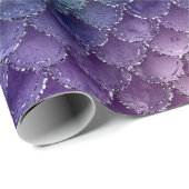 Mermaid Scale Jewel Tone Wrapping Paper Cadeaupapier (Rol Hoek)
