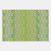 Mermaid Scale Patroon Inpakpapier Vel (Voorkant 3)