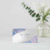 Mermaid Scale Sequin Faux Folie Visitekaartje (Staand voorkant)