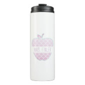 Mermaid Scales Apple Personalized Teacher Thermosbeker (Voorkant)
