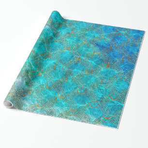 Mermaid Scales Beach Summer Water Zee Fun Cadeaupapier