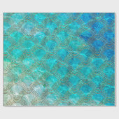 Mermaid Scales Beach Summer Water Zee Fun Cadeaupapier (Vlak)