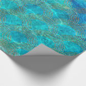 Mermaid Scales Beach Summer Water Zee Fun Cadeaupapier (Hoek)