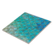 Mermaid Scales Beach Summer Water Zee Fun Tegeltje (Zijkant)