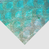 Mermaid Scales Beach Summer Water Zee Fun Tissuepapier (Detail)
