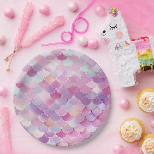 Mermaid Scales Birthday Party Bord (Feest)