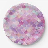 Mermaid Scales Birthday Party Bord (Voorkant)