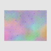 Mermaid Scales Birthday Party Gold Pastel Tissuepapier (Voorkant)