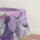 Mermaid Scales Birthday Party Tablecloth Paars Tafelkleed (Voorbeeld)