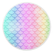 Mermaid Scales Ceramic Cabinet Knob Keramische Knop (Voorkant)