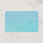 Mermaid Scales en Gold Visitekaartje (Achterkant)