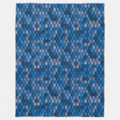 Mermaid Scales Fleece Deken (Voorkant)