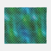 Mermaid Scales Fleece Deken (Voorkant (Horizontaal))