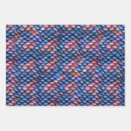 Mermaid Scales Inpakpapier Vel