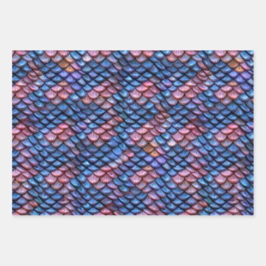 Mermaid Scales Inpakpapier Vel (Voorkant)
