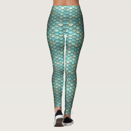 Mermaid Scales Leggings (Achterkant)
