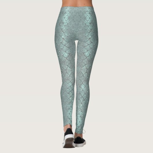 Mermaid Scales Leggings (Achterkant)