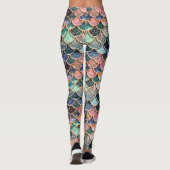 Mermaid Scales Leggins Leggings (Achterkant)