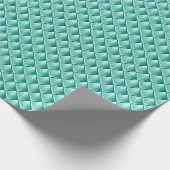 Mermaid Scales Mint Green Pastel Dragon Skin Cadeaupapier (Hoek)
