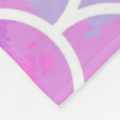 Mermaid Scales Name Girly Fleece Deken (Hoek)