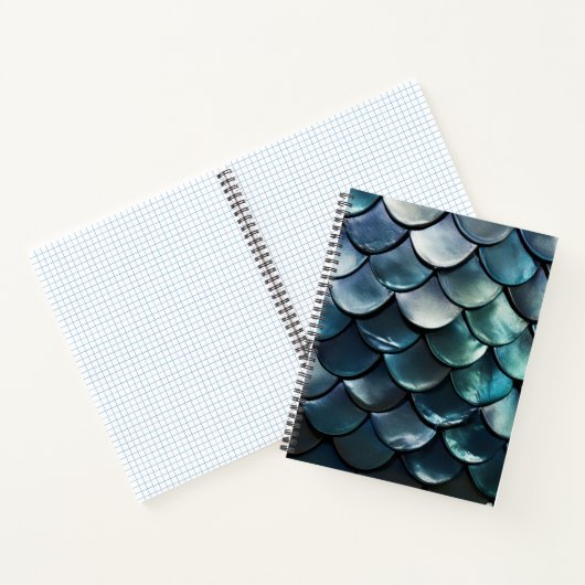 Mermaid Scales Notebook Notitieboek (Binnen)