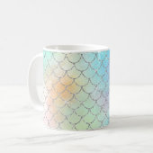 Mermaid Scales Ocean Faux Koffiemok (Voorkant links)