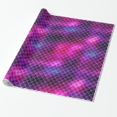 Mermaid Scales Patroonroze ID600 Cadeaupapier (Uitgerold)