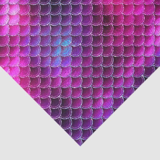 Mermaid Scales Patroonroze ID600 Tissuepapier (Detail)