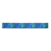 Mermaid Scales Pattern Blue ID600 Satijnen Lint (Voorkant)