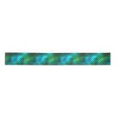 Mermaid Scales Pattern Green ID600 Satijnen Lint (Voorkant)