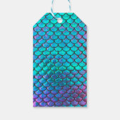 mermaid scales product gift labels cadeaulabel (Achterkant)