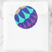 Mermaid Scales Ronde Sticker (Tas)
