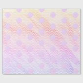 Mermaid Scales Seashells Waterverf Patroon Cadeaupapier (Vlak)