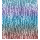 Mermaid Scales Shower Curtain Douchegordijn (Voorkant)