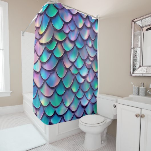 Mermaid Scales Shower Curtain Douchegordijn (In situ)