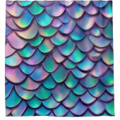Mermaid Scales Shower Curtain Douchegordijn (Voorkant)