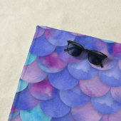 Mermaid Scales Vibrant WC Multi 4 Strandlaken (In situ)