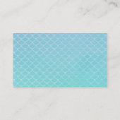 Mermaid Scales Visitekaartje (Achterkant)