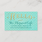 Mermaid Scales Visitekaartje (Voorkant)