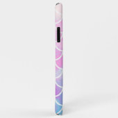 Mermaid Scales Waterverf Ombre Trendy Case-Mate iPhone Case (Achterkant/rechts)