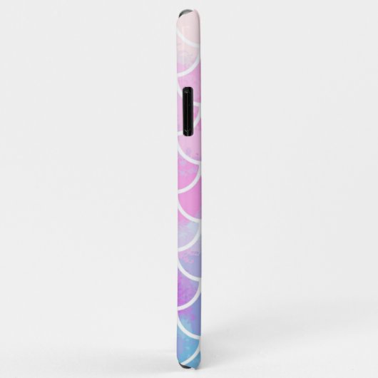 Mermaid Scales Waterverf Ombre Trendy Case-Mate iPhone Case (Achterkant/rechts)