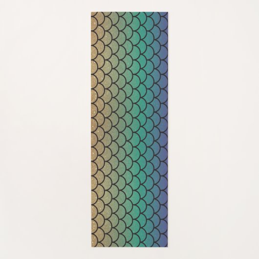 Mermaid Scales Yogamat (Voorkant)