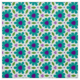 MERMAID - Schattigee Blauwgroen Botanische Bloemen Stof