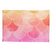 Mermaid schetst paars roze naammeisje kussensloop (Achterkant)