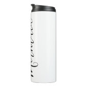 "Mermaid" Script Thermal Tumbler Thermosbeker (Geroteerd rechts)