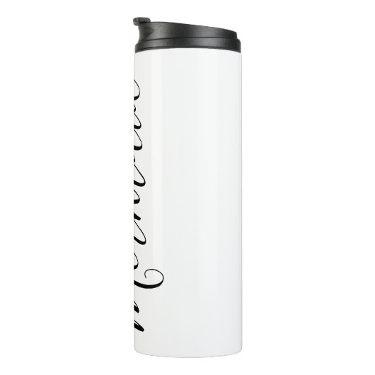 "Mermaid" Script Thermal Tumbler Thermosbeker (Geroteerd rechts)